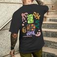 マティス風絵画 ボタニカル 花柄 抽象模様 メンズTシャツ バックプリント 彼への贈り物