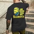 ミニオン I Don't Give A Blumock メンズTシャツ バックプリント 彼への贈り物