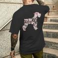 ミニシュナウザー犬好き メンズTシャツ バックプリント 彼への贈り物