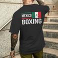 メキシコ ボクシング メキシコ国旗 ジム スパーリング アマチュアスポーツ メンズTシャツ バックプリント 彼への贈り物