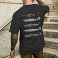 メッサーシュミットbf109ドイツww2ファイター メンズTシャツ バックプリント 彼への贈り物