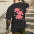 メンダコ 深海生物 Mendako メンズTシャツ バックプリント 彼への贈り物