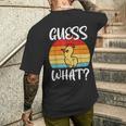 レトロ ヴィンテージ Guess What チキンバット メンズTシャツ バックプリント 彼への贈り物