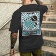 レトロソビエトプロパガンダスプートニクソ連ロシア語 メンズTシャツ バックプリント 彼への贈り物