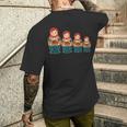 ロシアの人形 ロシアのマトリョーシカ フィギュア メンズTシャツ バックプリント 彼への贈り物