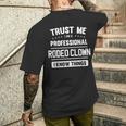 ロデオクラウンアイデアトラストプロフェッショナルロデオクラウン メンズTシャツ バックプリント 彼への贈り物