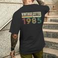 ヴィンテージ 1985 39歳の誕生日 39歳の誕生日プレゼント メンズTシャツ バックプリント 彼への贈り物