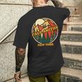 ヴィンテージ ポール・スミス ニューヨークマウンテン ハイキング お土産プリント メンズTシャツ バックプリント 彼への贈り物