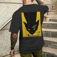 ヴィンテージポスター 黒猫レトロtシャツ メンズTシャツ バックプリント 彼への贈り物