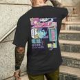 ヴィンテージ・アニメ・スタイル ミッドナイト・ジャパン・マンガ メンズTシャツ バックプリント 彼への贈り物