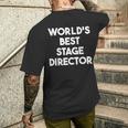 世界最高の舞台監督 メンズTシャツ バックプリント 彼への贈り物