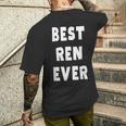 史上最高の Ren メンズTシャツ バックプリント 彼への贈り物