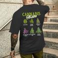 大麻株 雑草 大麻 マリファナ メンズTシャツ バックプリント 彼への贈り物