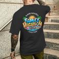 家族旅行2025 一緒に思い出を作る 夏 メンズTシャツ バックプリント 彼への贈り物