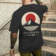 富士吉田 日本 メンズTシャツ バックプリント 彼への贈り物