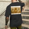 日本ブルドッグファミリー メンズTシャツ バックプリント 彼への贈り物