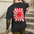 日本戦争旗 日本中道 日本国旗 メンズTシャツ バックプリント 彼への贈り物
