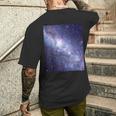 星空・宇宙・銀河《フルビッグプリント》【天体観測シリーズ】おしゃれ かっこいい デザイン メンズTシャツ バックプリント 彼への贈り物