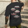 有名なクルーズ船 Rms タイタニック ブリタニック ポセイドン カルパチア メンズTシャツ バックプリント 彼への贈り物