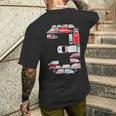 楽しい救急車 3歳の誕生日パーティー 男の子 3歳服 メンズTシャツ バックプリント 彼への贈り物