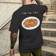 洋食屋さん ナポリタン スパゲッティ パスタ ナポリタン食べたい オリジナルデザイン イラスト おもしろ メンズTシャツ バックプリント 彼への贈り物