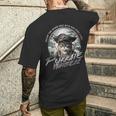 海賊ウィスカーおかしな海賊猫と帆走猫 メンズTシャツ バックプリント 彼への贈り物