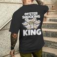 牡蠣を喰わせる王の牡蠣 メンズTシャツ バックプリント 彼への贈り物