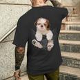 犬好き ギフト シーズー バッグ入り メンズTシャツ バックプリント 彼への贈り物
