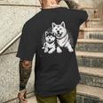 秋田犬 グラフィックtシャツ レディース メンズ メンズTシャツ バックプリント 彼への贈り物