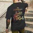 還暦 1964年6月生まれ 60歳 ヴィンテージ メンズTシャツ バックプリント 彼への贈り物