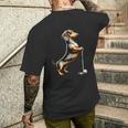 面白いtシャツ ダックスフンド ゴルフ イヌ メンズ 犬好き グッズ かわいい おもしろ 面白い 服 ネタ メンズTシャツ バックプリント 彼への贈り物