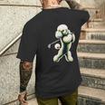 面白いtシャツ トイプードル ゴルフ イヌ メンズ 犬好き グッズ かわいい おもしろ 面白い 服 ネタ メンズTシャツ バックプリント 彼への贈り物