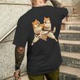 面白いtシャツ 柴犬 柔道 イヌ わんこ メンズ 犬好き グッズ かわいい おもしろ 面白い 服 ネタ 犬 メンズTシャツ バックプリント 彼への贈り物