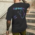 面白いうさぎやめたっ メンズTシャツ バックプリント 彼への贈り物