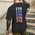 面白いギフト名 Eya 名前入り メンズTシャツ バックプリント 彼への贈り物