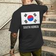 韓国国旗シャツ メンズTシャツ バックプリント 彼への贈り物