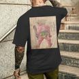 鬼【日本の妖怪シリーズ】 メンズTシャツ バックプリント 彼への贈り物