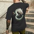 龍人 龍神 ドラゴンモチーフ 神話芸術 龍神竜 メンズTシャツ バックプリント 彼への贈り物
