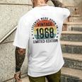 56歳ギフトtシャツ Best Of 1968 Legends Were Born In 1968 メンズTシャツ バックプリント 彼への贈り物