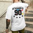 Age Is Just Number スポーツ 90歳 面白い 90歳の誕生日 メンズTシャツ バックプリント 彼への贈り物