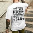 Alcune Persone Mi Chiamano Capo Il Più Importante Chiamami Papà T-shirt da uomo con stampa posteriore Regalos para él