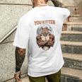 Alpha Wolf I 'Ll Protect You Kitten No Matter What Dominance 長袖tシャツ メンズTシャツ バックプリント 彼への贈り物