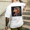 Archaeopteryx シャツ 面白い Dinousar ジュラシックプレデターファン メンズTシャツ バックプリント 彼への贈り物