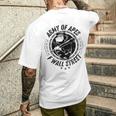 Army Of Apes F Walltreettock Market Meme Trader ギフト メンズTシャツ バックプリント 彼への贈り物