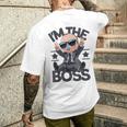 Baby Boss I'm The Boss レトロ Like A Boss キッズ メンズTシャツ バックプリント 彼への贈り物