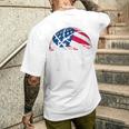 Basketball Usaupport The Team Usa Flag Dream メンズTシャツ バックプリント 彼への贈り物