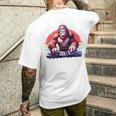 Bassquatch 音楽愛好家のためのサスカッチdjデザイン 長袖tシャツ メンズTシャツ バックプリント 彼への贈り物