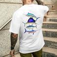 Big Deepea スポーツフィッシュ カジキ 太刀魚 カジキ マグロ メンズTシャツ バックプリント 彼への贈り物