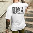 Bmxビンテージバイクファンの贈り物少年少女自転車bmx メンズTシャツ バックプリント 彼への贈り物