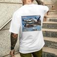 Bombardino Crocodilo イタリアンブレインロットミーム 長袖tシャツ メンズTシャツ バックプリント 彼への贈り物